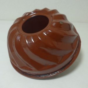 Bruin emaille tulband