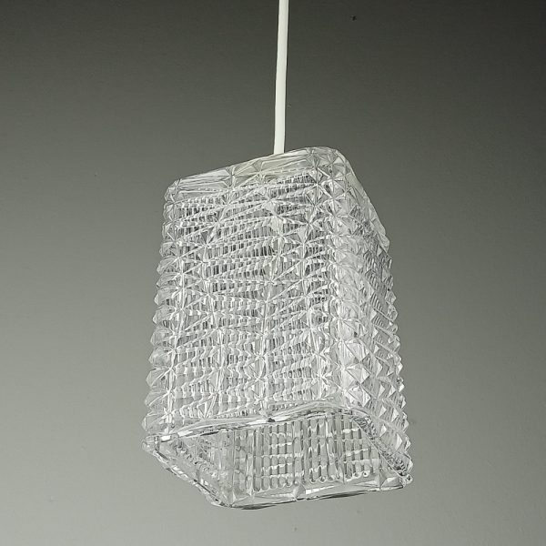 Ikea vintage lamp gewerkt glas