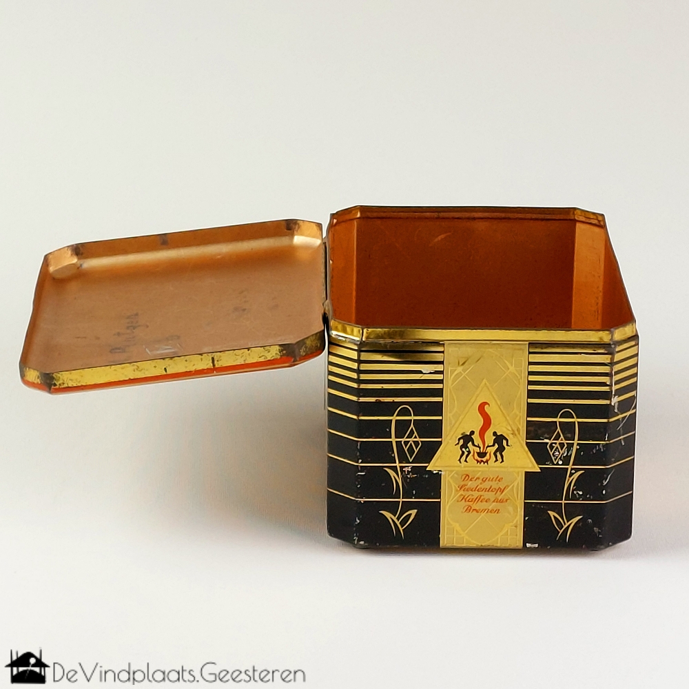 Art Deco Siedentopf Duits koffieblik