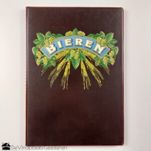 Bieren menukaart Speciaalbieren