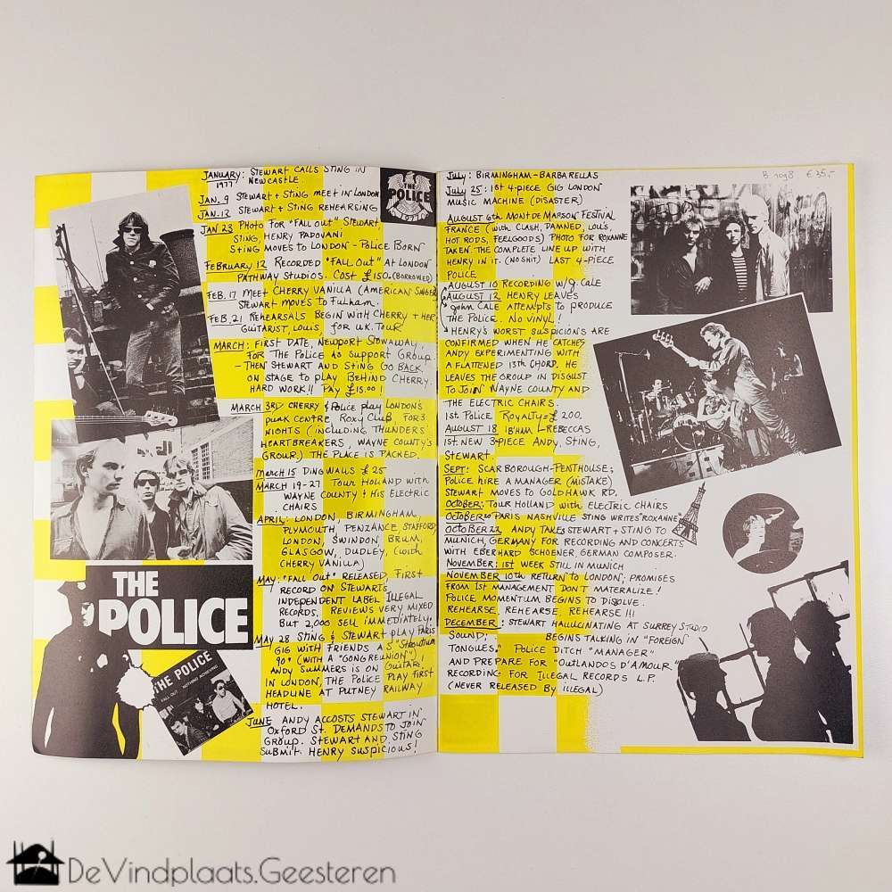 The Police - Vintage tour programmaboek - Afbeelding 7