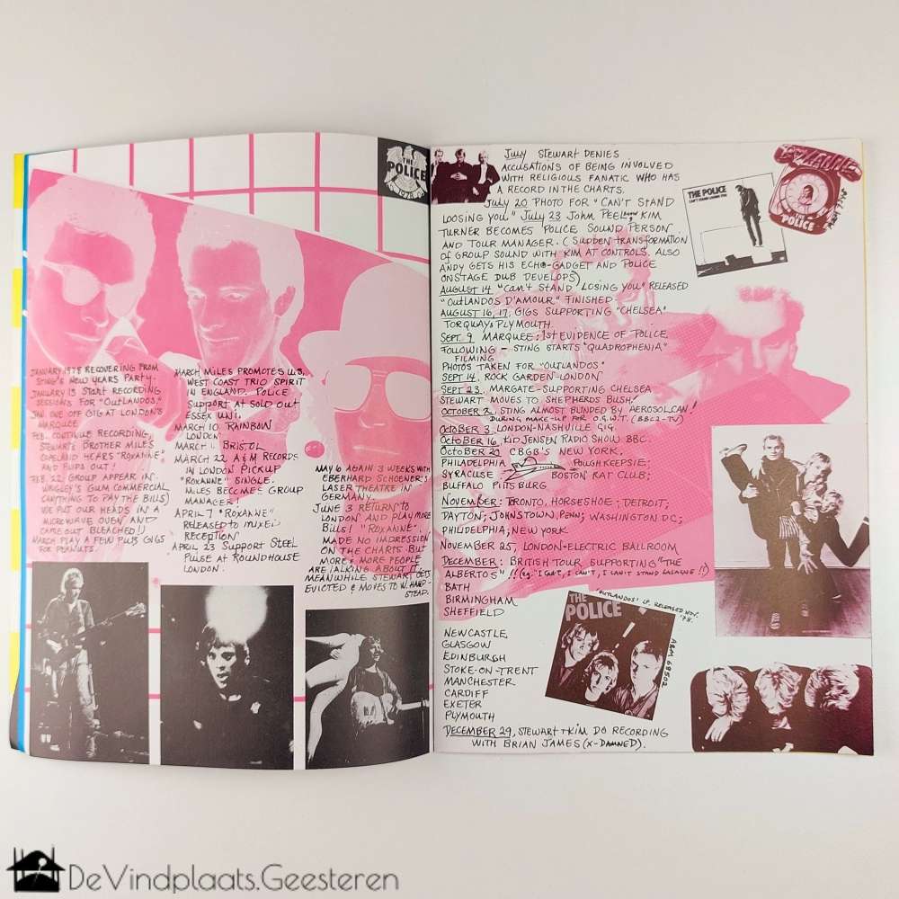 The Police - Vintage tour programmaboek - Afbeelding 9
