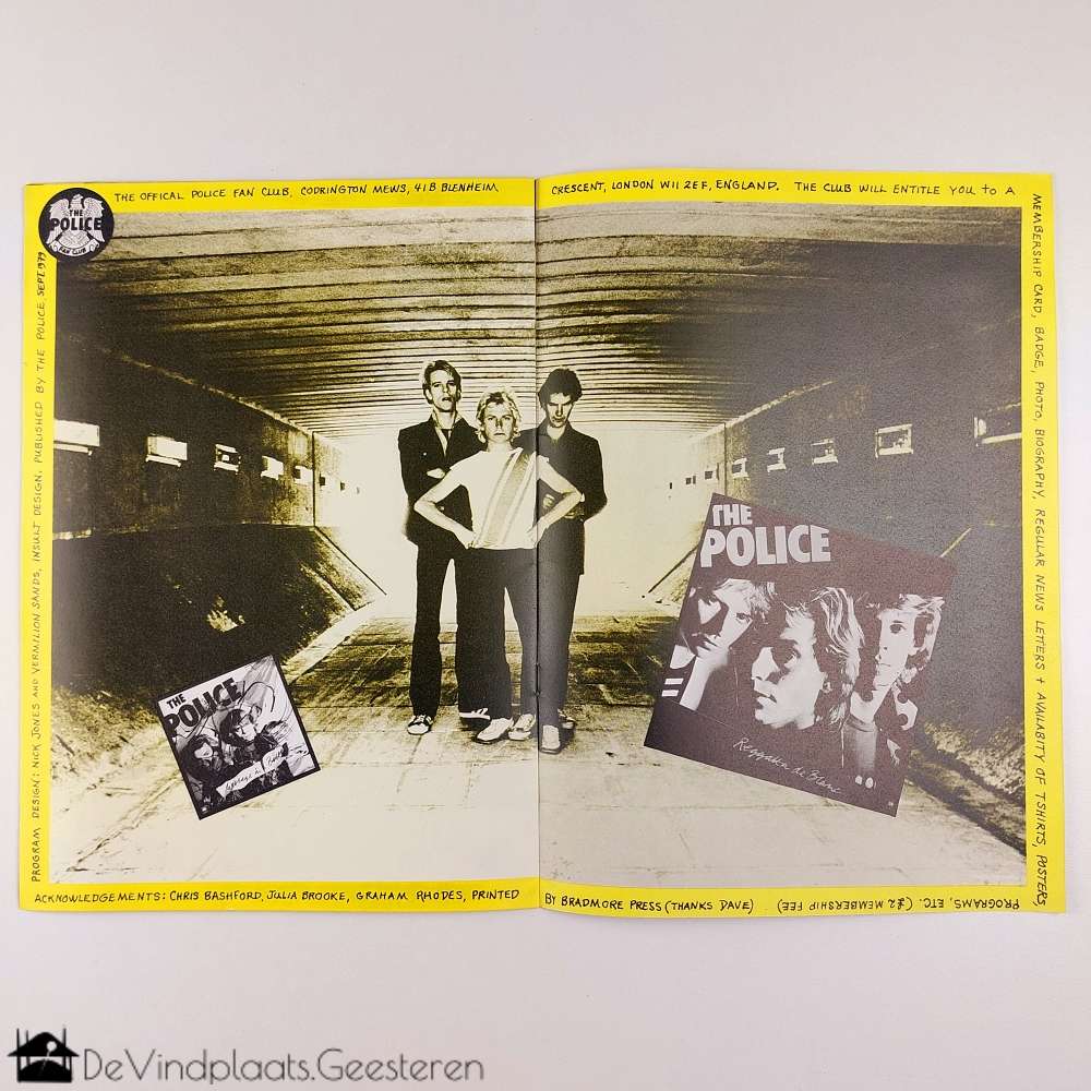 The Police - Vintage tour programmaboek - Afbeelding 5