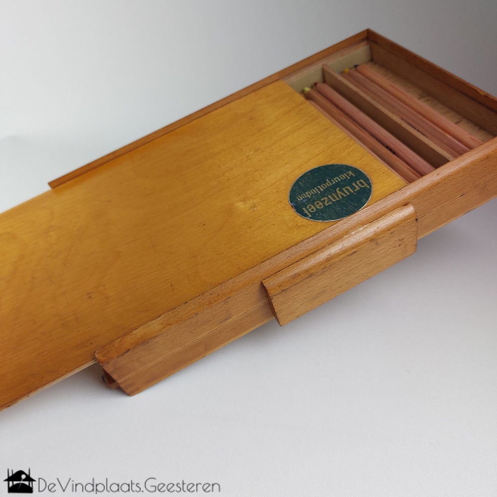 Vintage Bruynzeel accordeon potlooddoos - Afbeelding 8