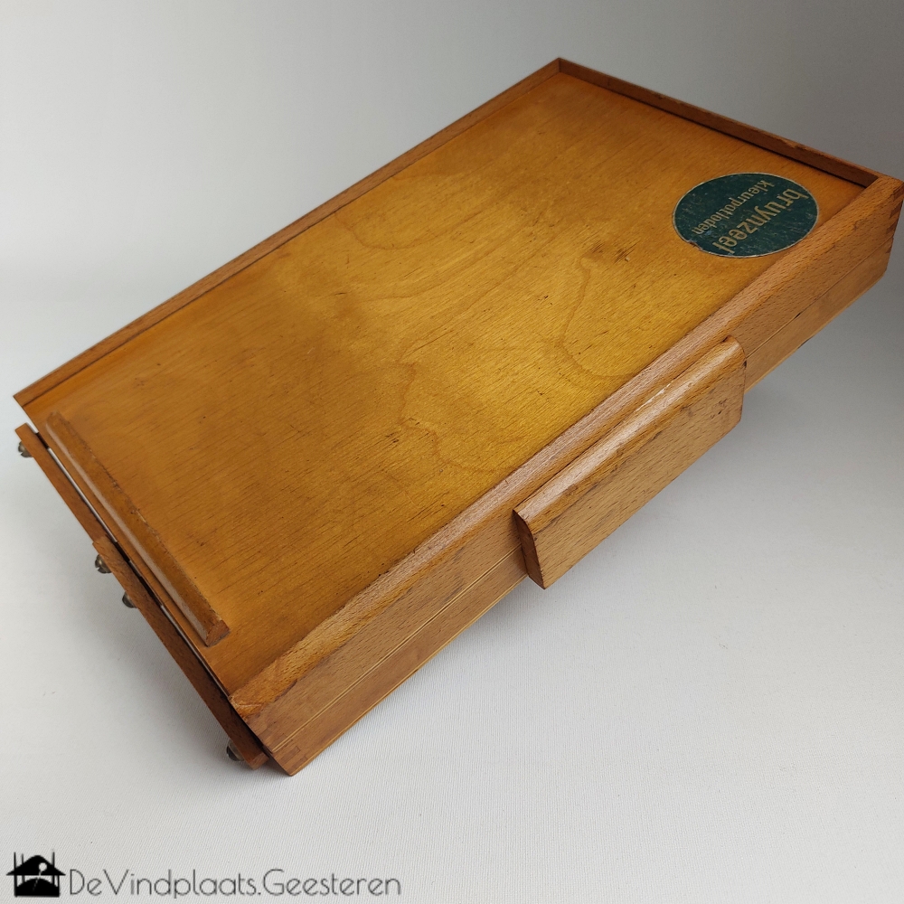 Vintage Bruynzeel accordeon potlooddoos - Afbeelding 9