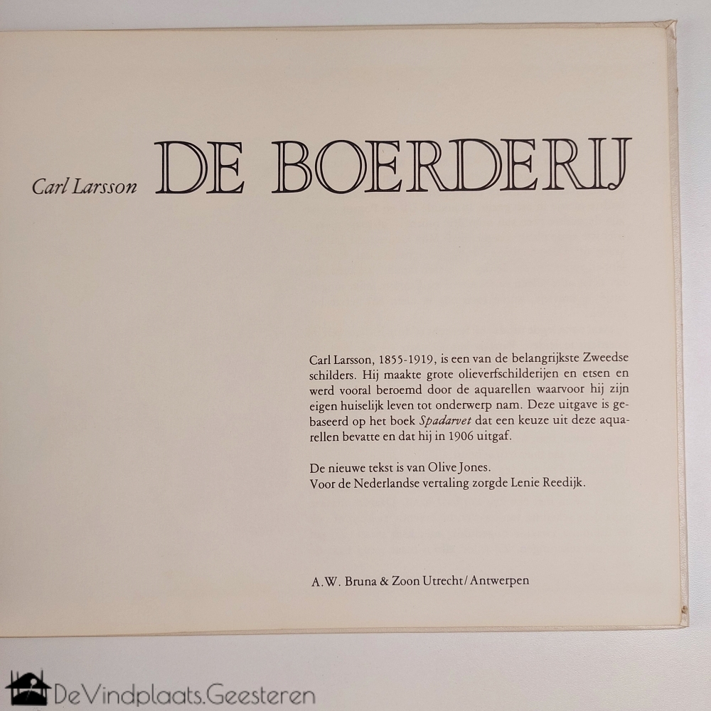 Carl Larsson De Boerderij