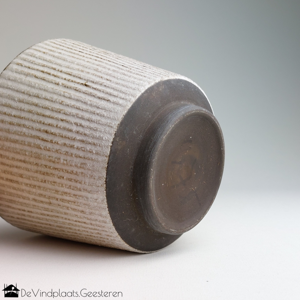 Geribbelde West Germany bloempot - Afbeelding 4