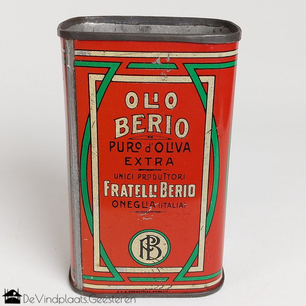Antiek Italiaans blik voor olijfolie - Afbeelding 8